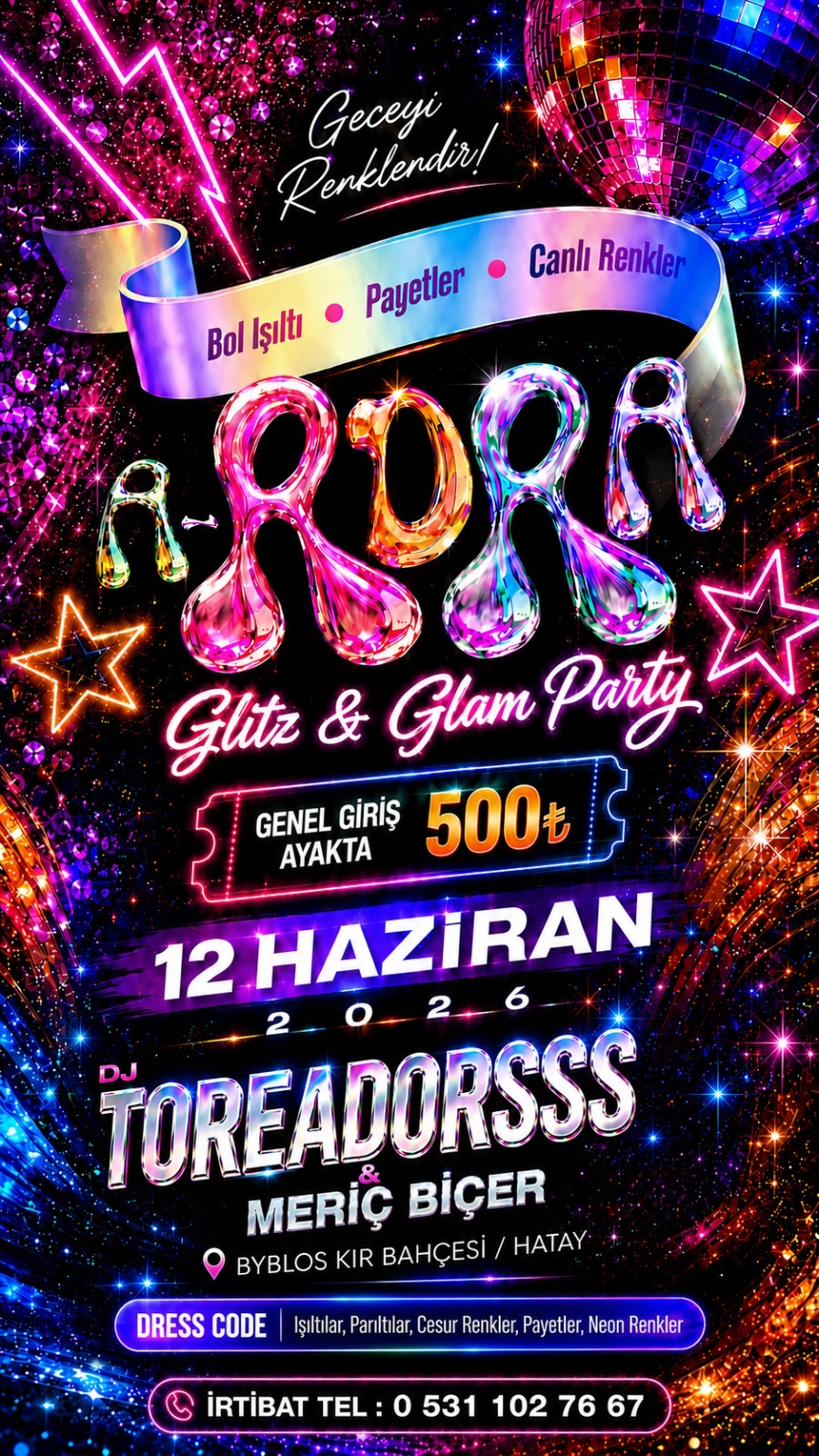 A’RORA – Glitz & Glam Party