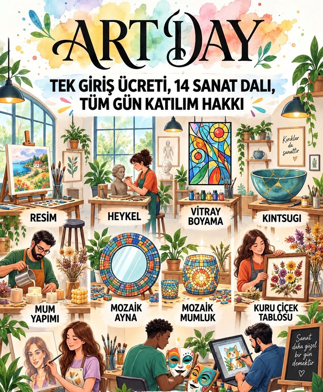Art Day - Ekim Ayı Her Cumartesi ve Pazar