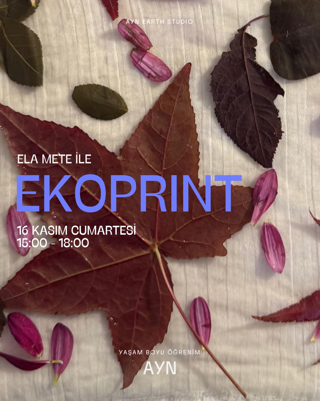 Atelier Tenera ile Ekoprint Workshop