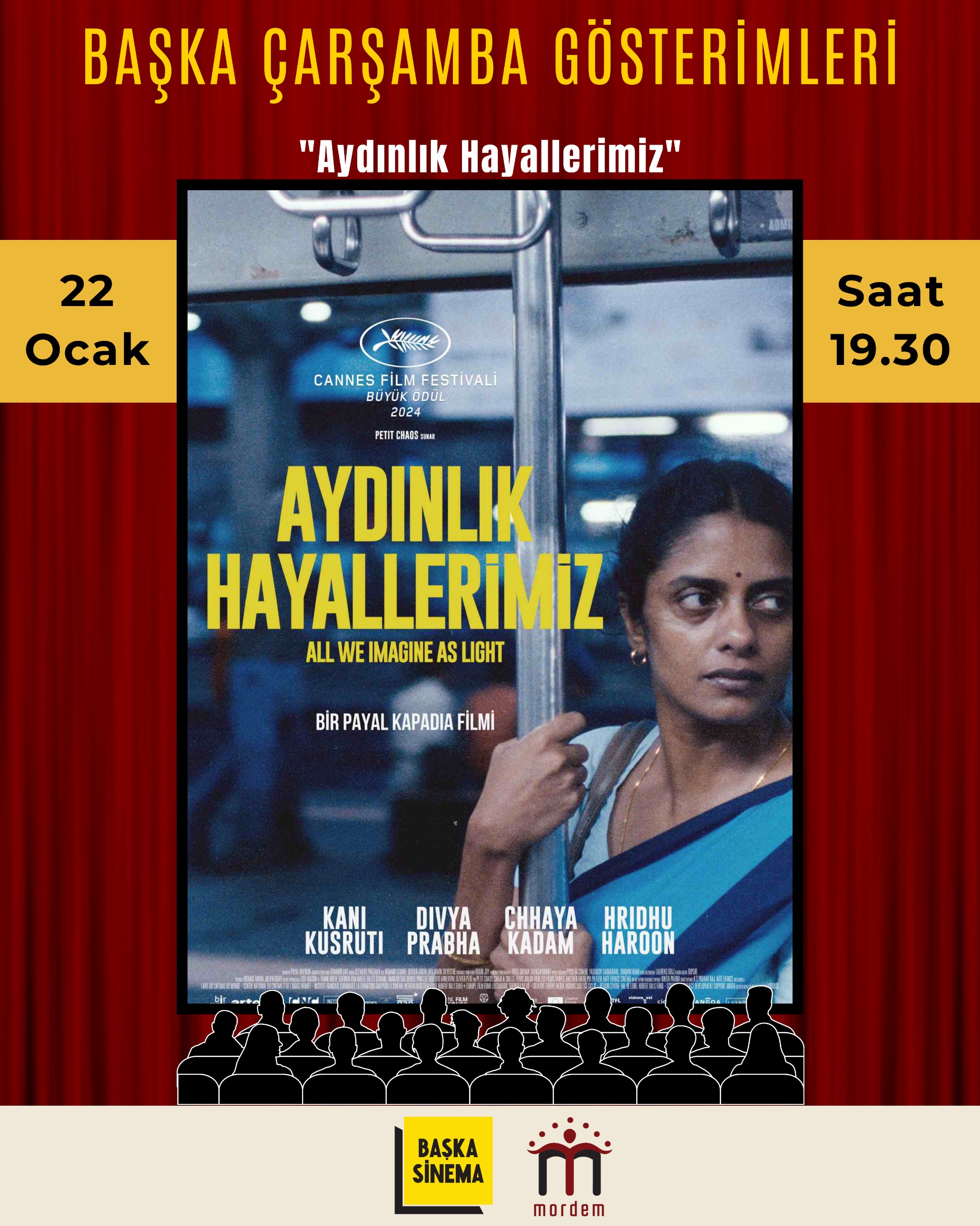 ''Aydınlık Hayallerimiz'' Başka Çarşamba Gösterimi