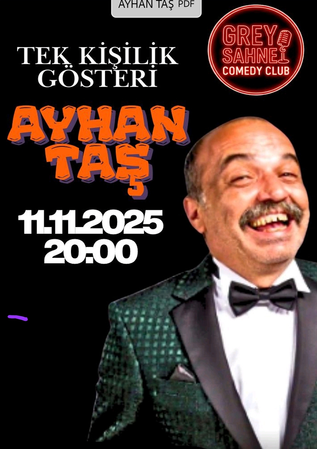 Ayhan Taş Tek Kişilik Gösterisi - Ankara