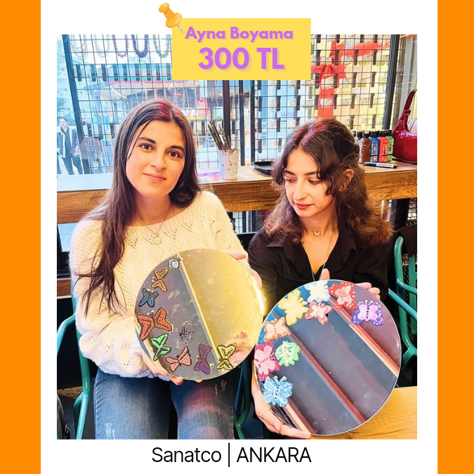 AYNA BOYAMA WORKSHOP BAHÇELİEVLER COFFEEUP 19 ARALIK PERŞEMBE