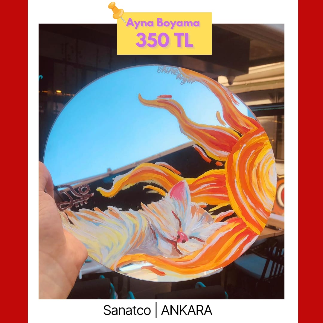 Ayna Boyama Workshop Noa Coffee & Art 31 Mayıs Cumartesi