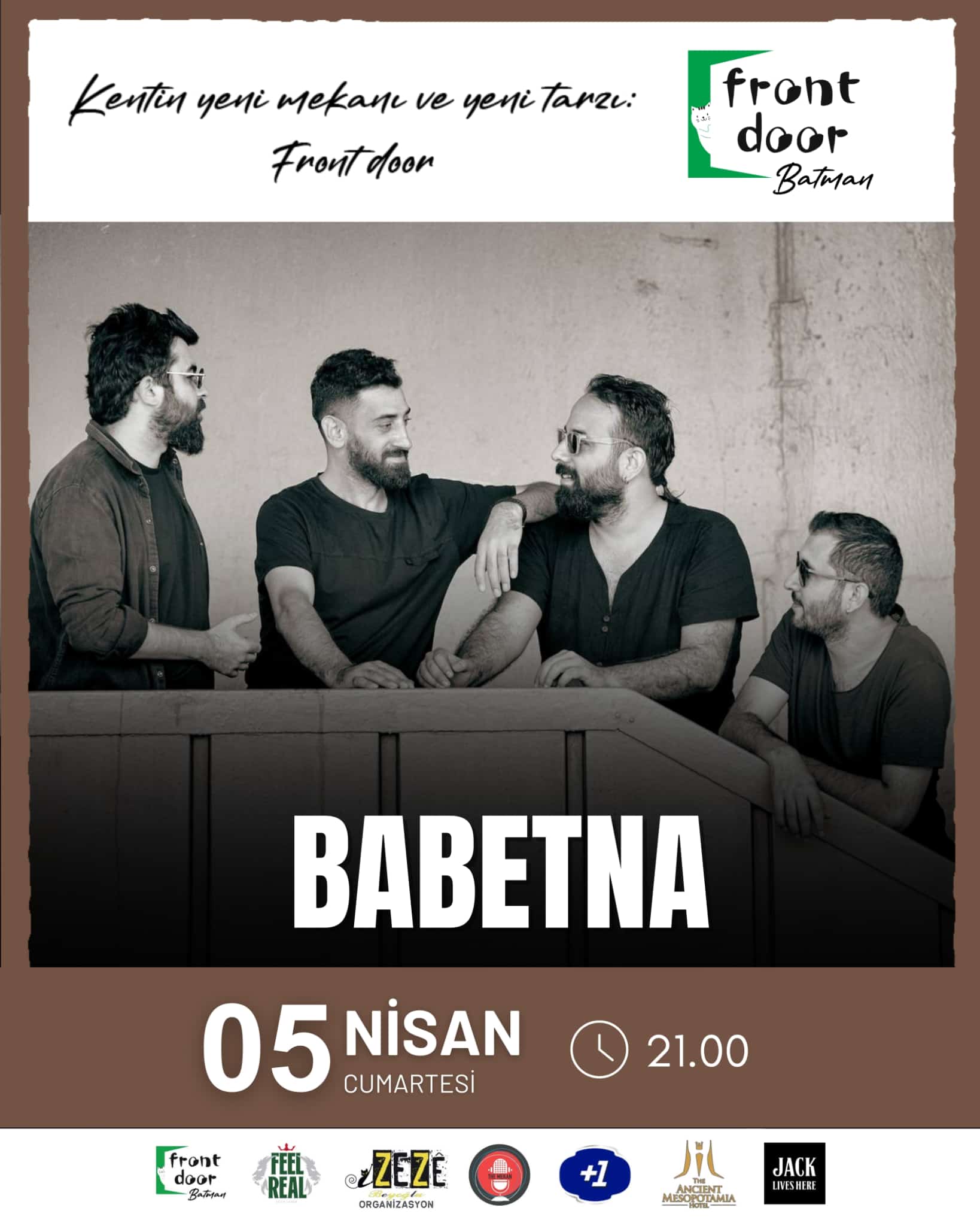 BABETNA KONSERİ / FRONT DOOR BATMAN 5 Nisan