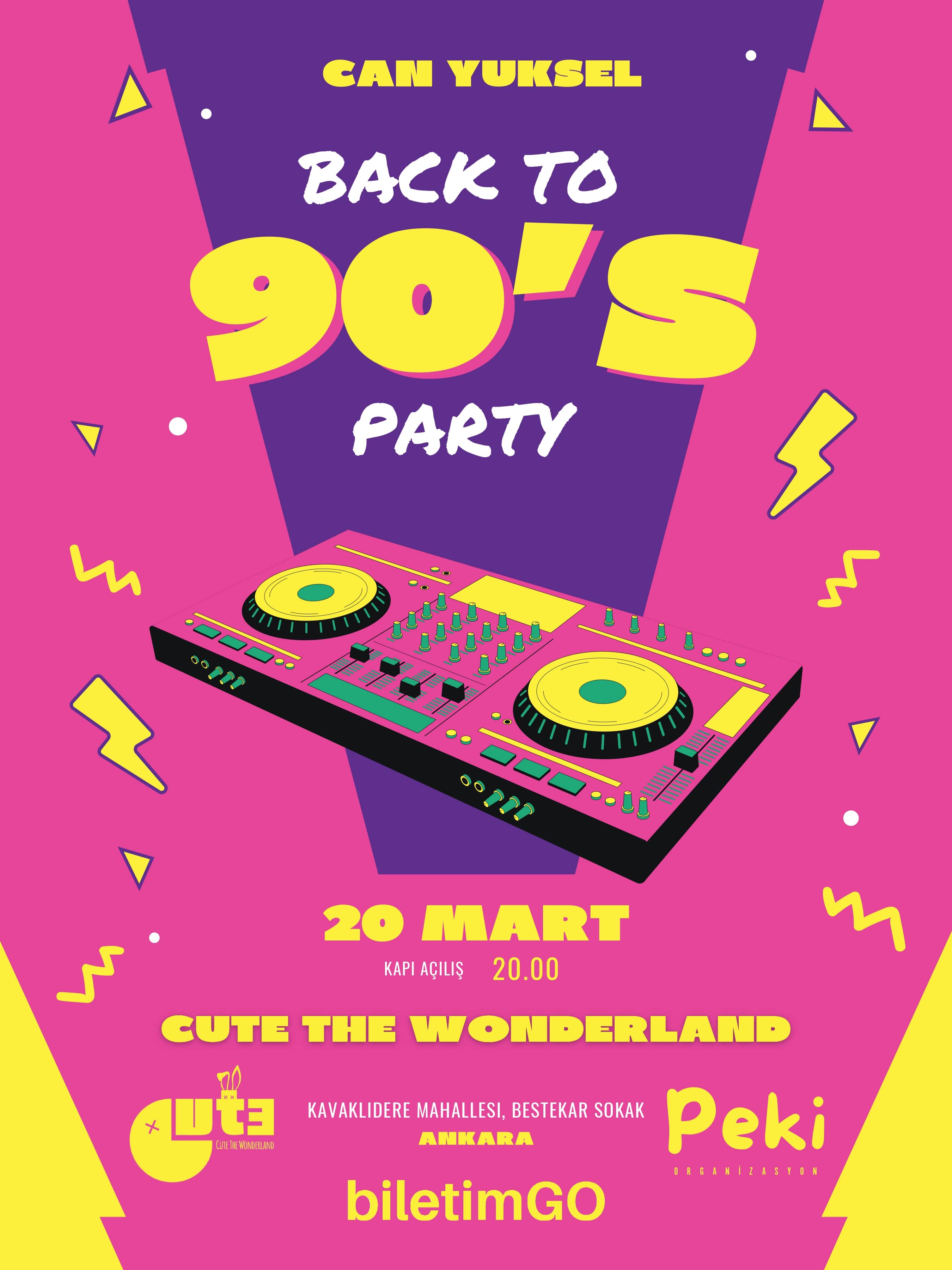 Back To 90's 00's Party