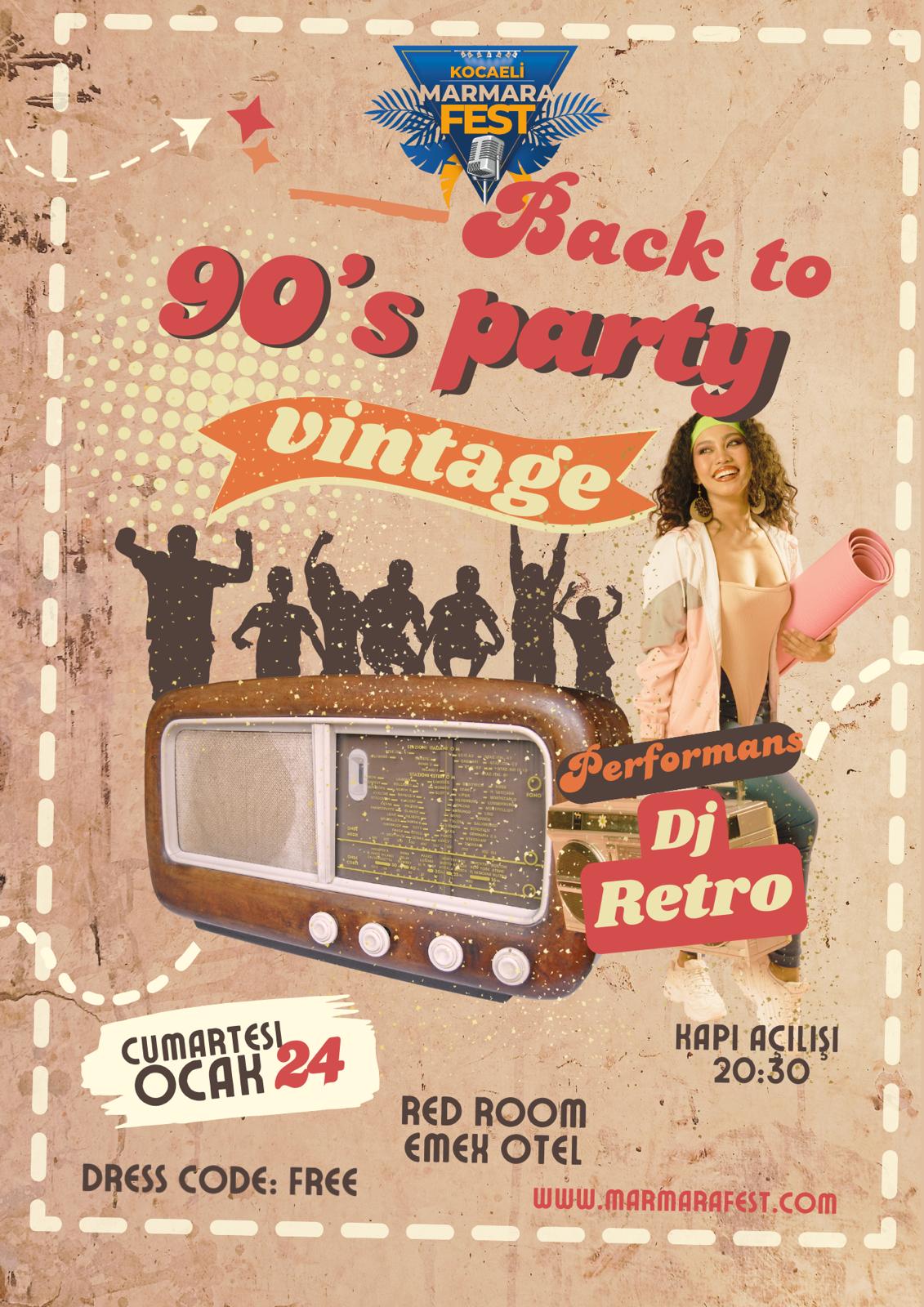 Back To 90’s Party