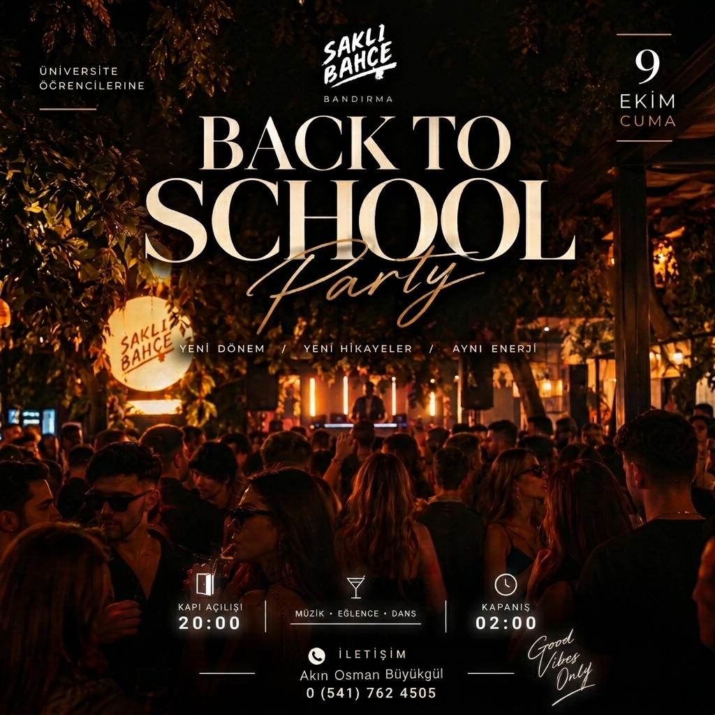 Back To School Party