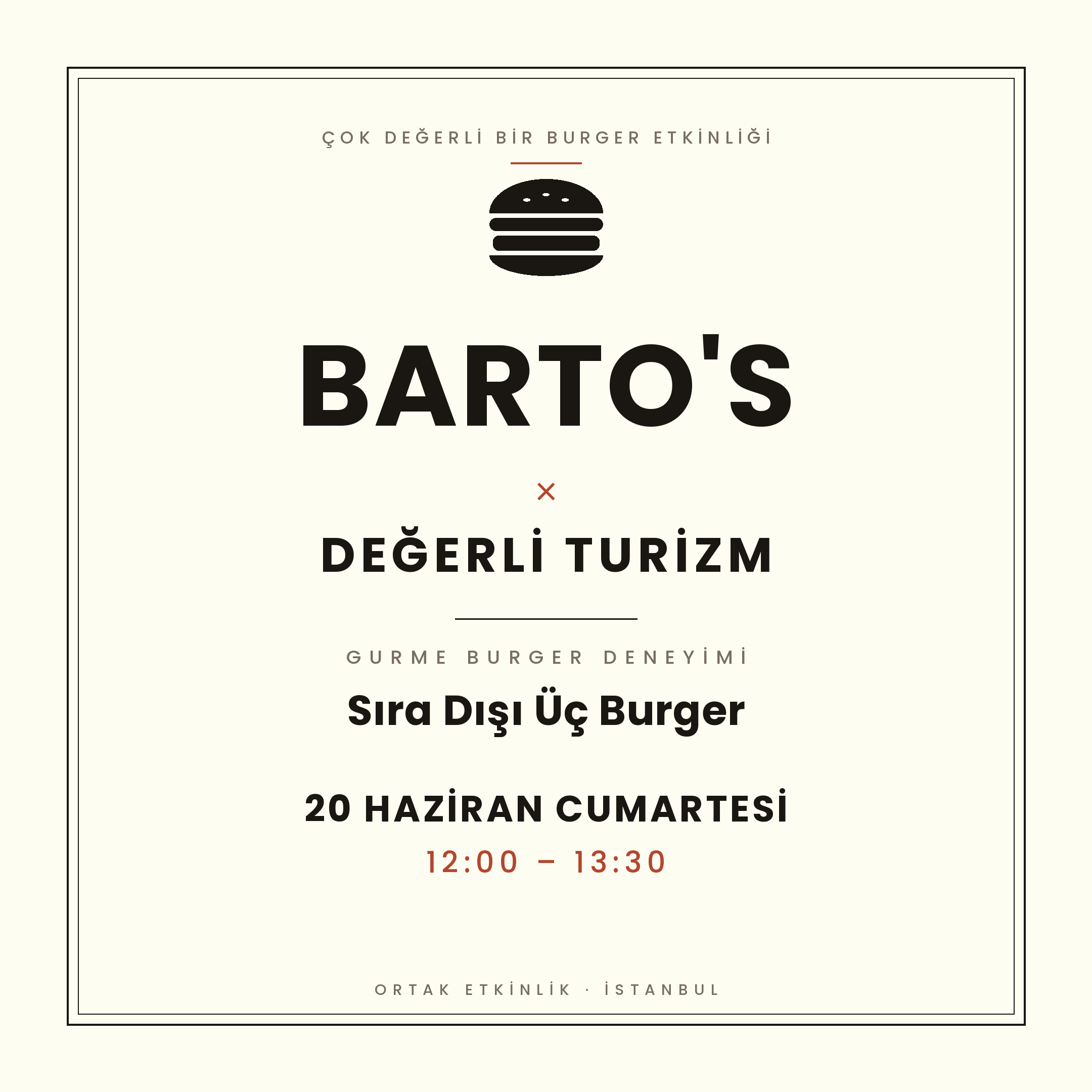 Barto’s X Değerli Turizm 1.Tur