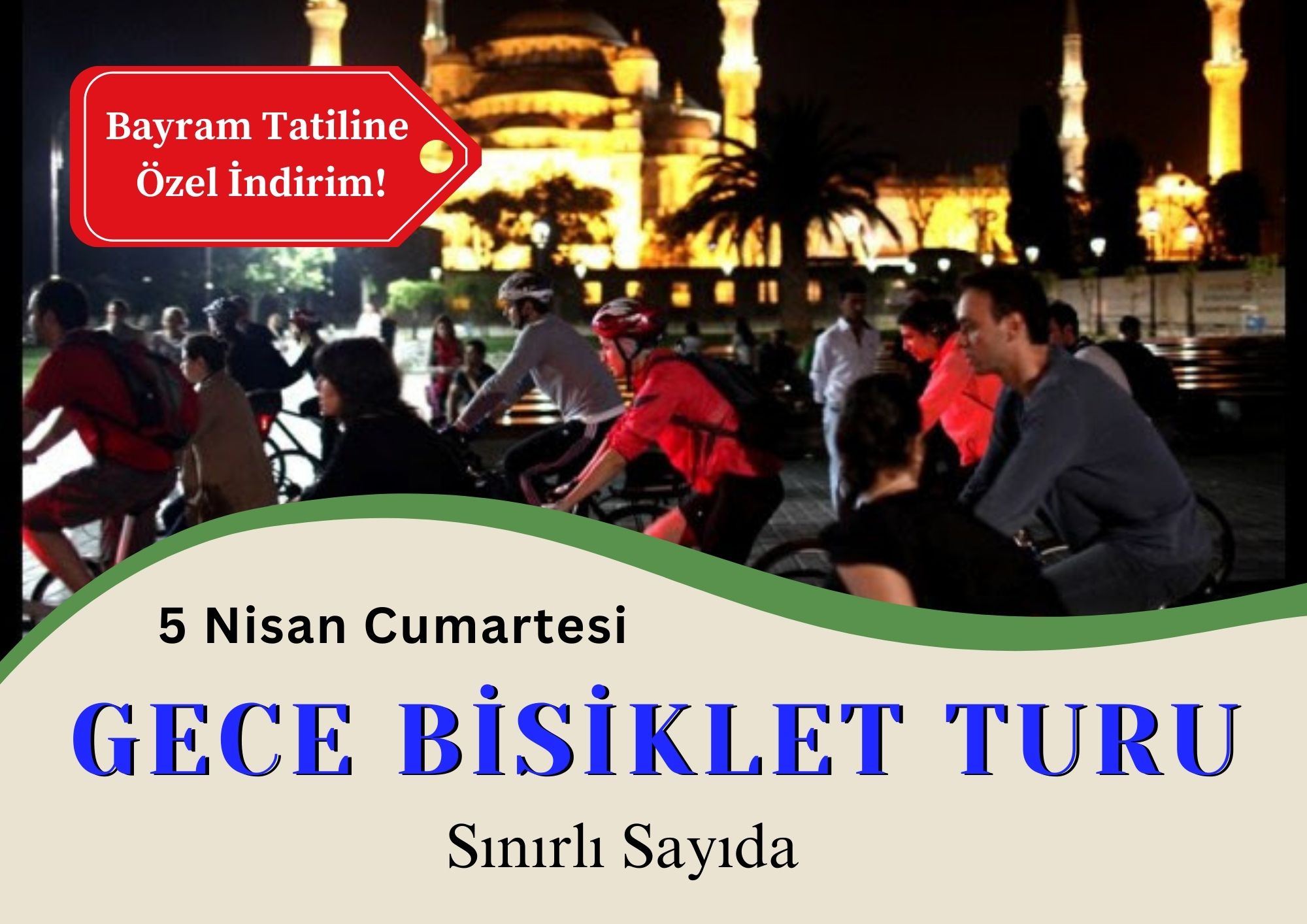 Bayram Tatili Özel Gece Bisiklet Turu