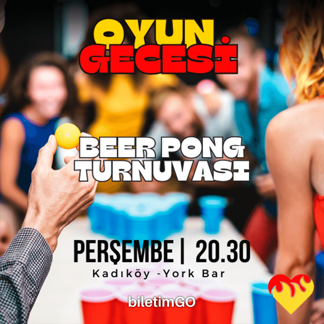 Beer Pong Turnuvası + Oyun Gecesi