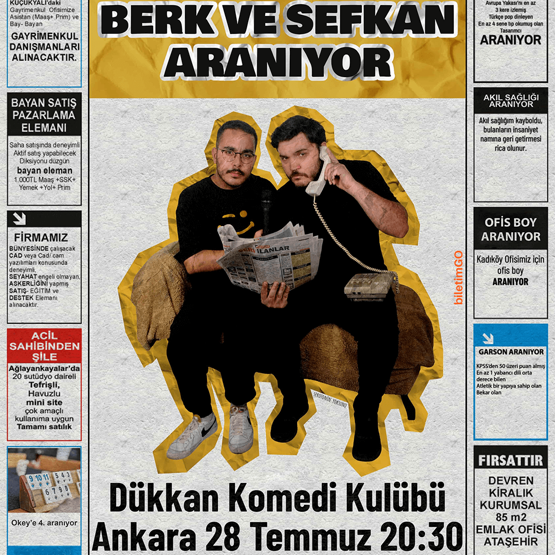Berk ve Sefkan Aranıyor! - İnteraktif Komedi Gösterisi