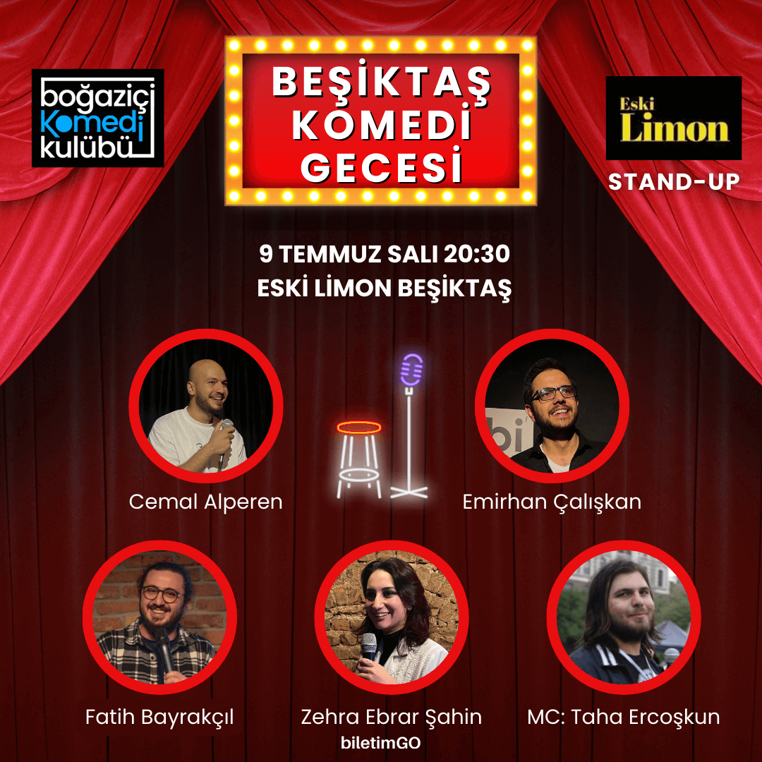 Beşiktaş Komedi Gecesi - Boğaziçi Komedi Kulübü