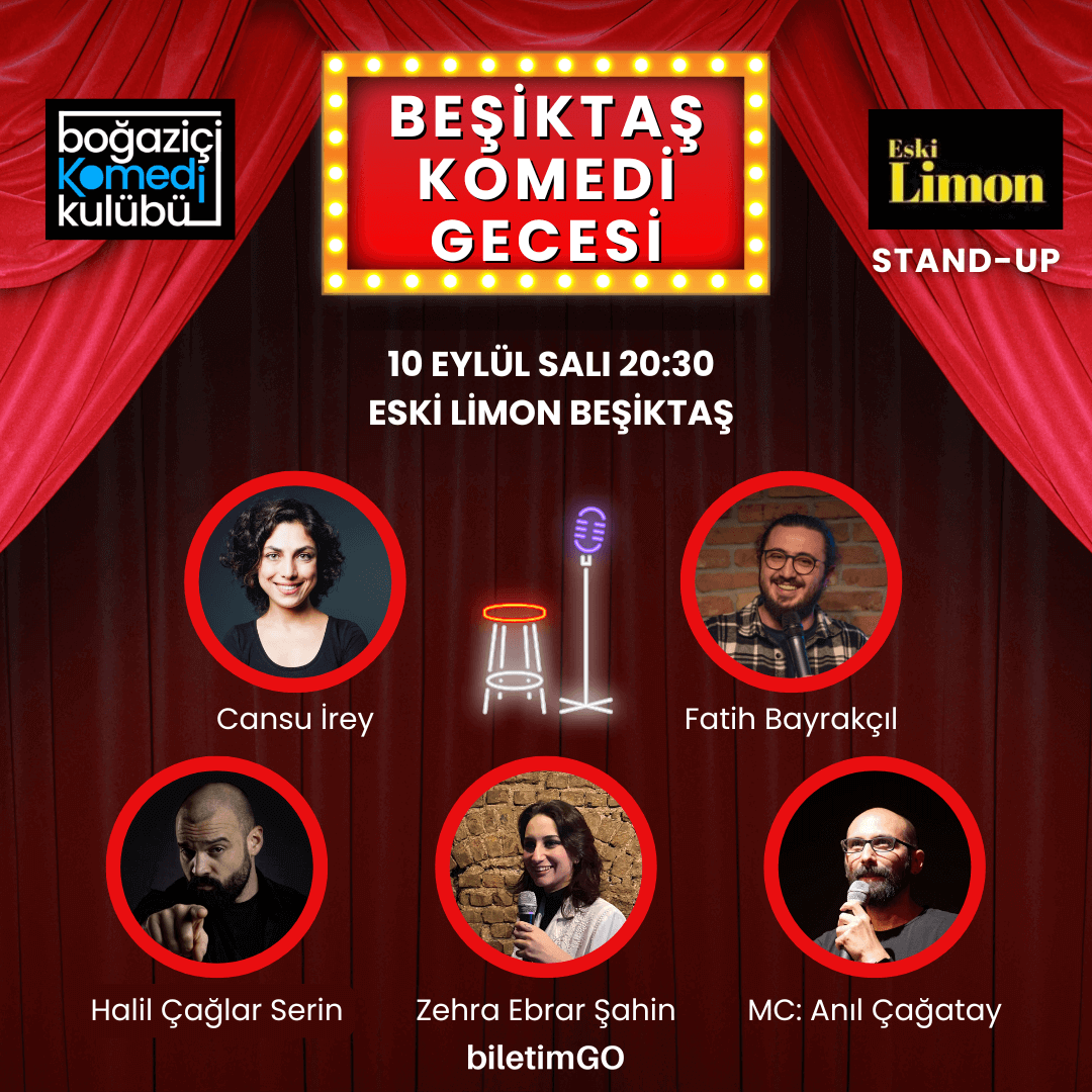 Beşiktaş Komedi Gecesi - Boğaziçi Komedi Kulübü