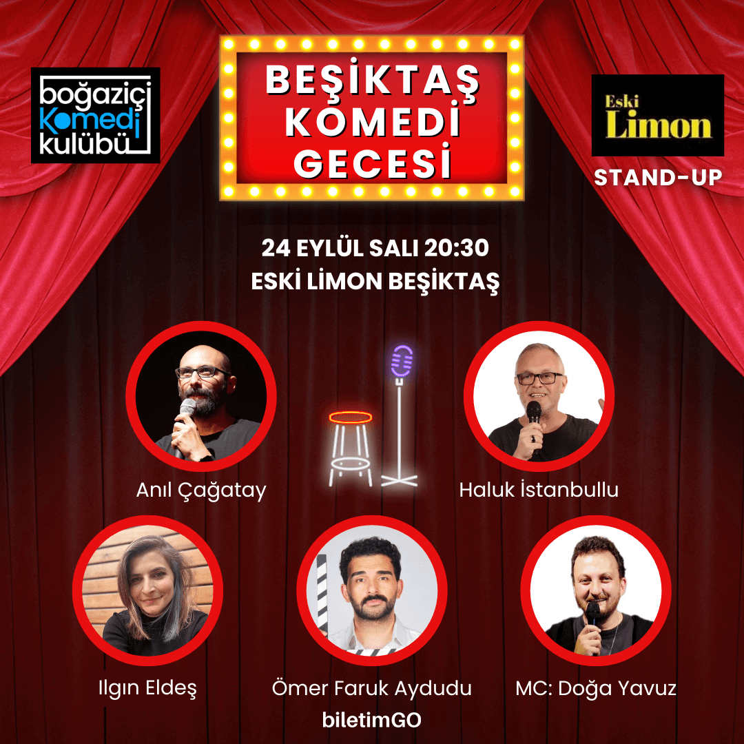 Beşiktaş Komedi Gecesi - Boğaziçi Komedi Kulübü