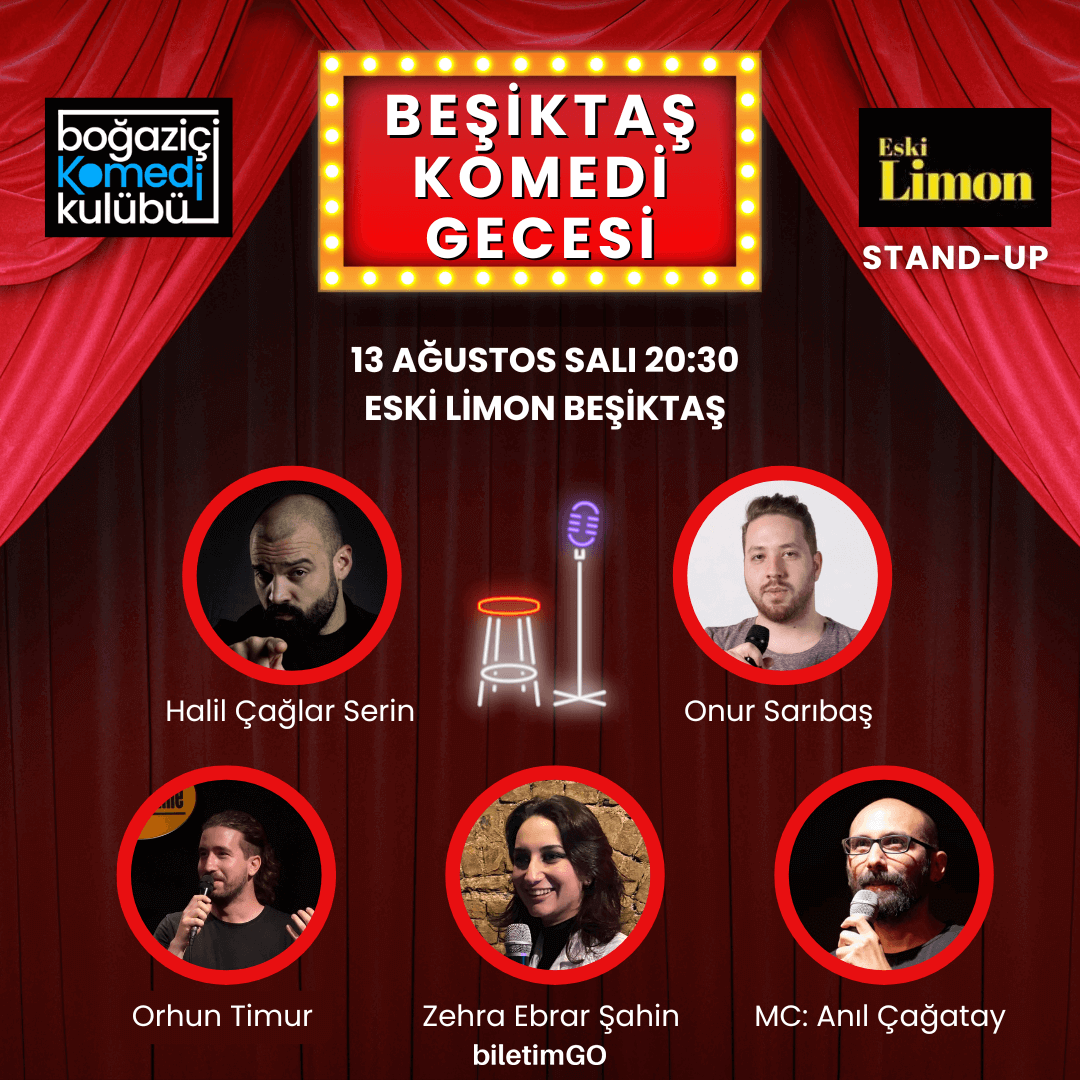 Beşiktaş Komedi Gecesi - Boğaziçi Komedi Kulübü