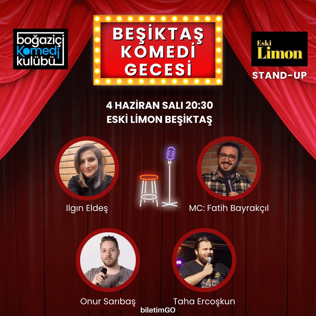 Beşiktaş Komedi Gecesi - Boğaziçi Komedi Kulübü