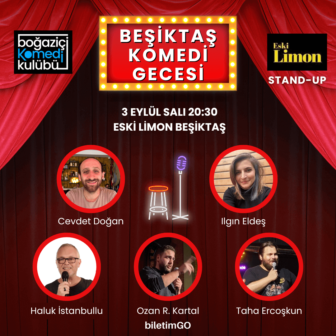 Beşiktaş Komedi Gecesi - Boğaziçi Komedi Kulübü