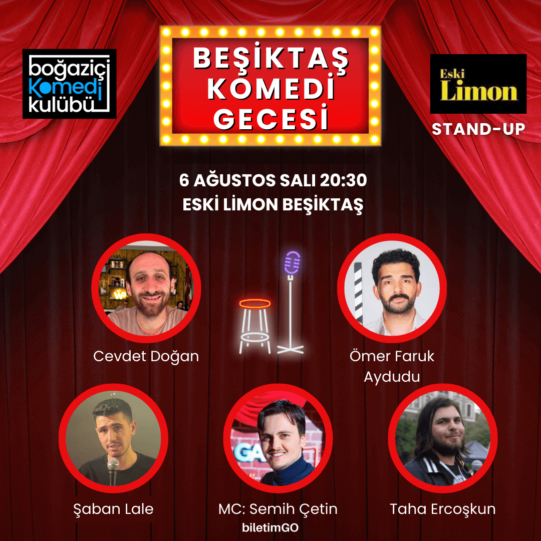 Beşiktaş Komedi Gecesi - Boğaziçi Komedi Kulübü