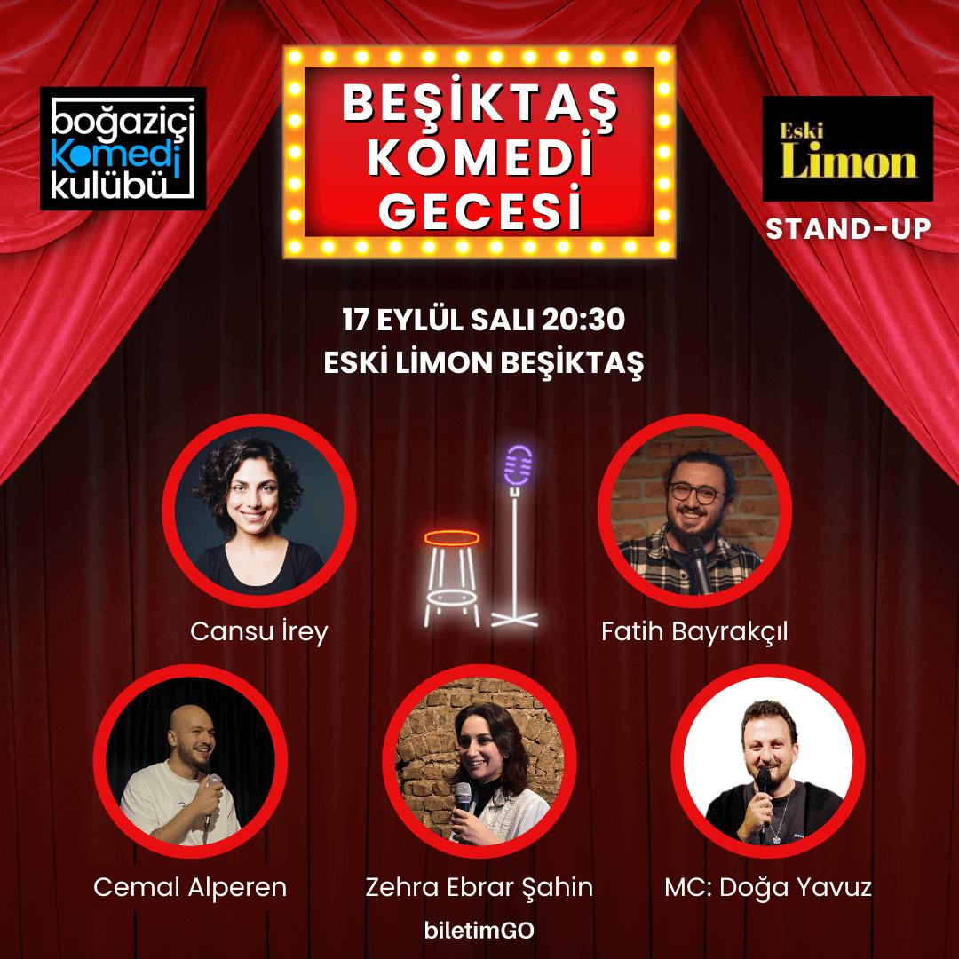 Beşiktaş Komedi Gecesi - Boğaziçi Komedi Kulübü