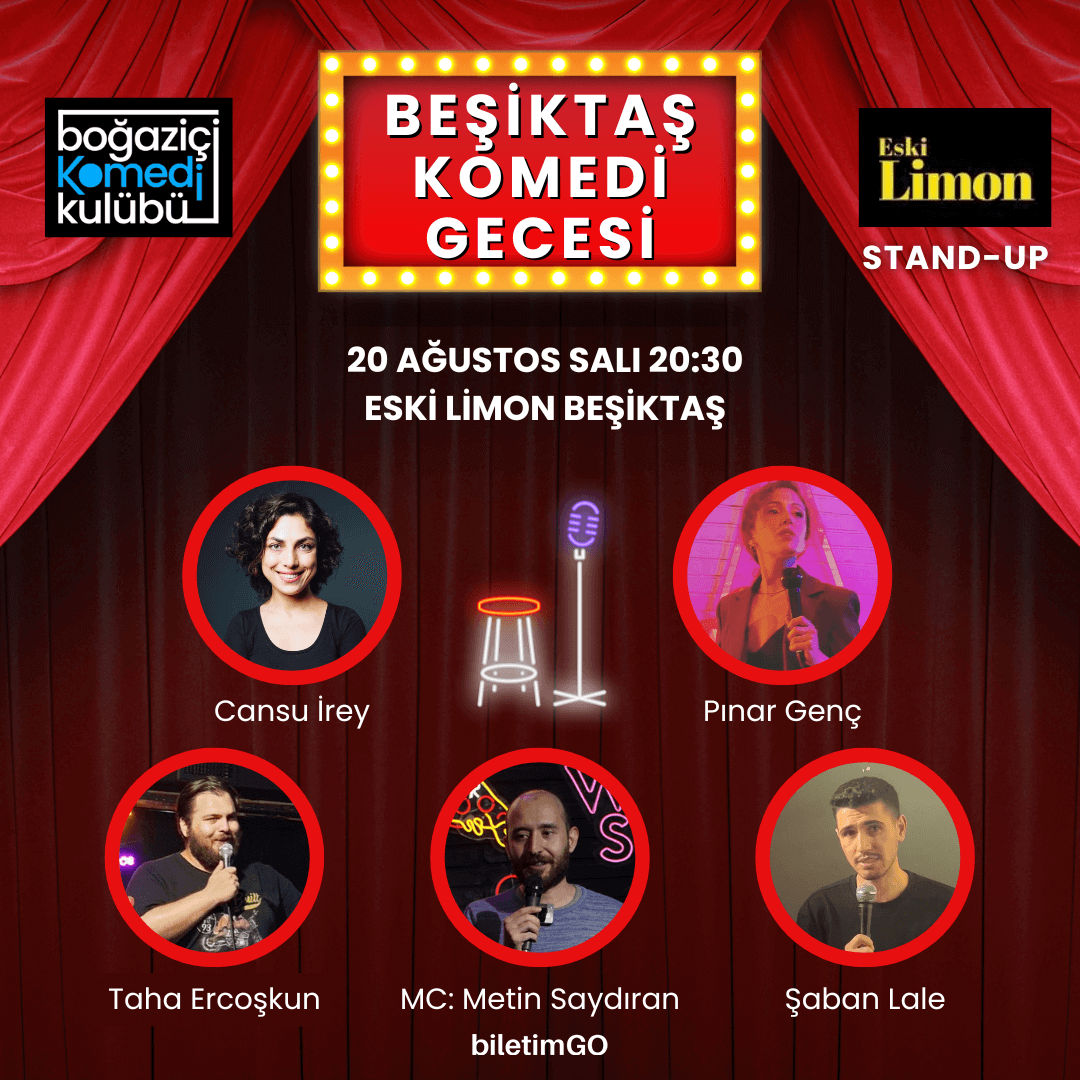 Beşiktaş Komedi Gecesi - Boğaziçi Komedi Kulübü