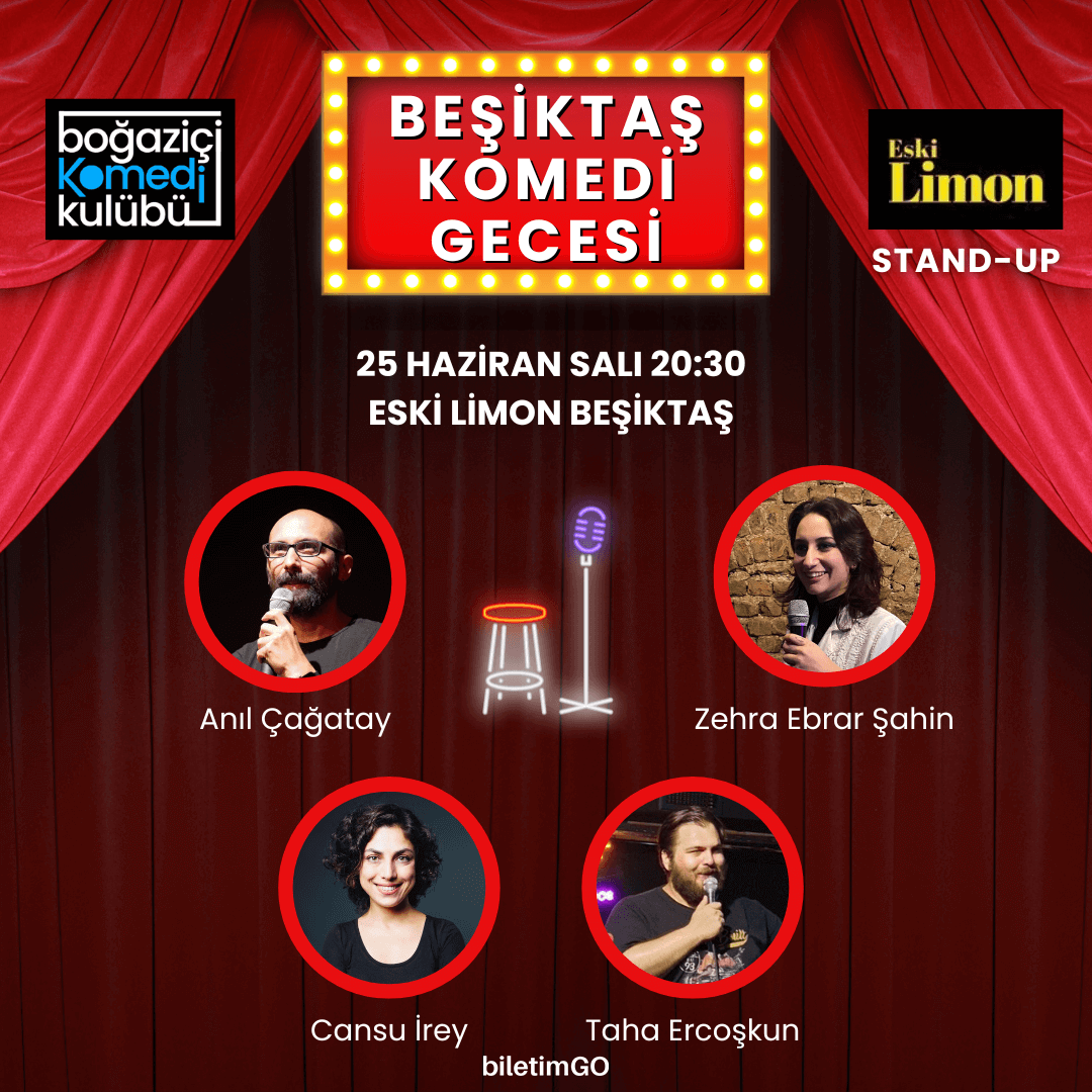 Beşiktaş Komedi Gecesi - Boğaziçi Komedi Kulübü