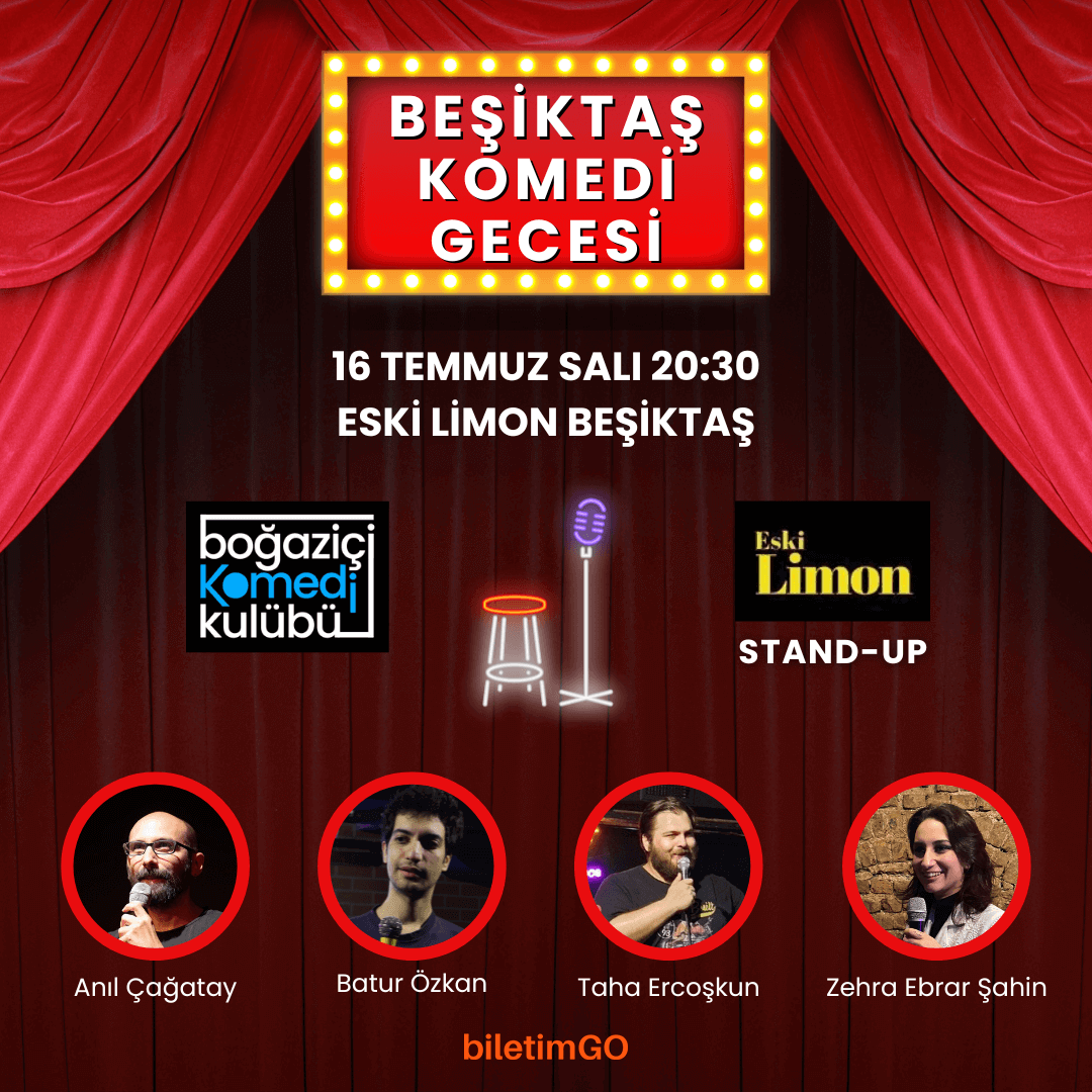 Beşiktaş Komedi Gecesi - Boğaziçi Komedi Kulübü