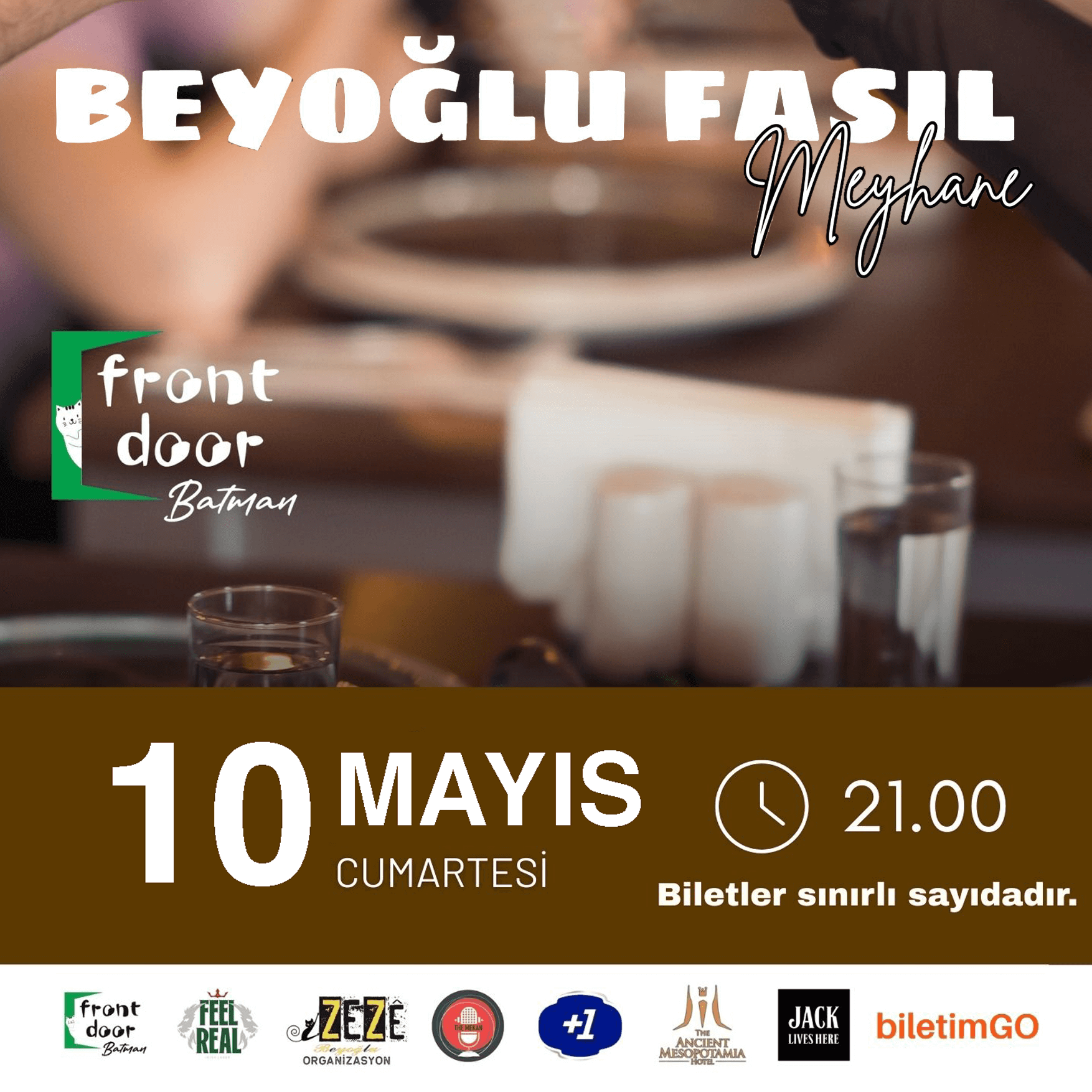 Fasıl Şarkıları Gecesi Beyoğlu Konsepti İle 10 Mayıs