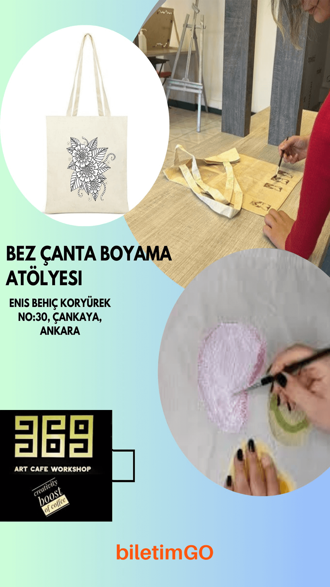 Bez Çanta Boyama Atölyesi