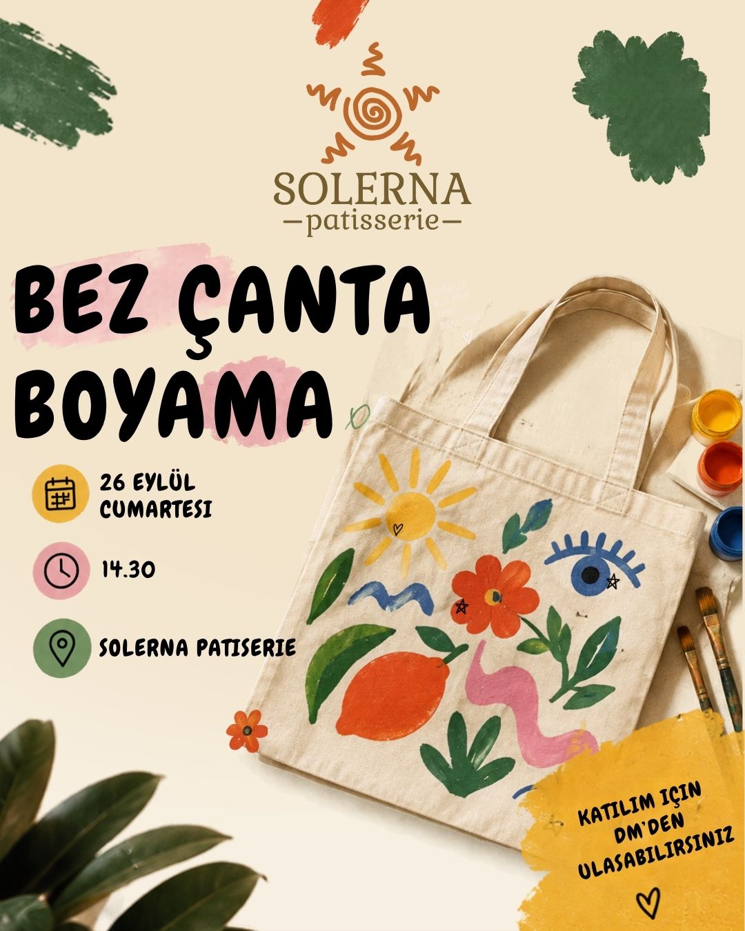 Bez Çanta Boyama Etkinliği