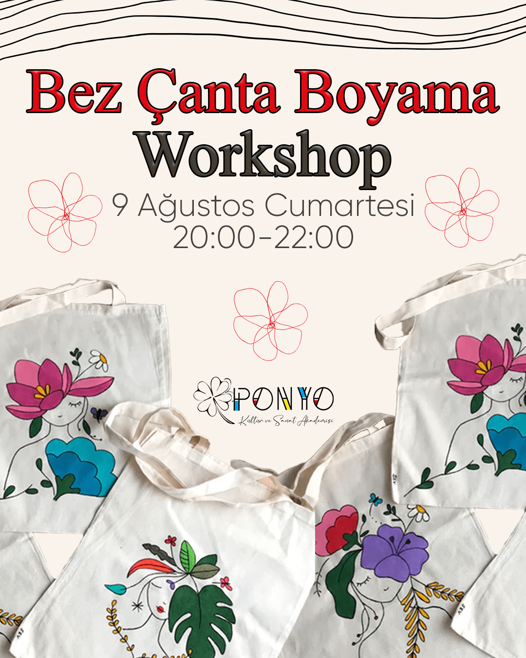 Bez Çanta Boyama Workshop