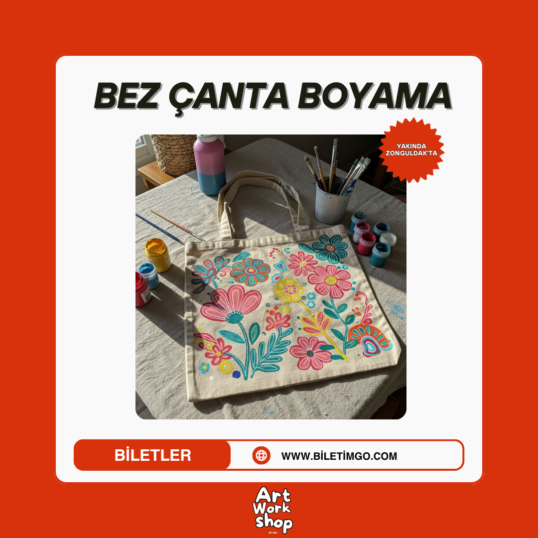 Bez Çanta Boyama Workshop