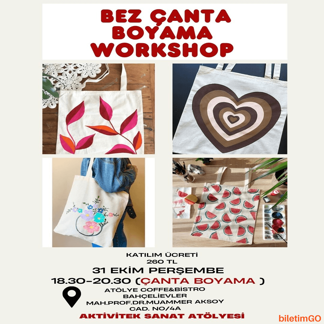 Bez Çanta Boyama Workshop