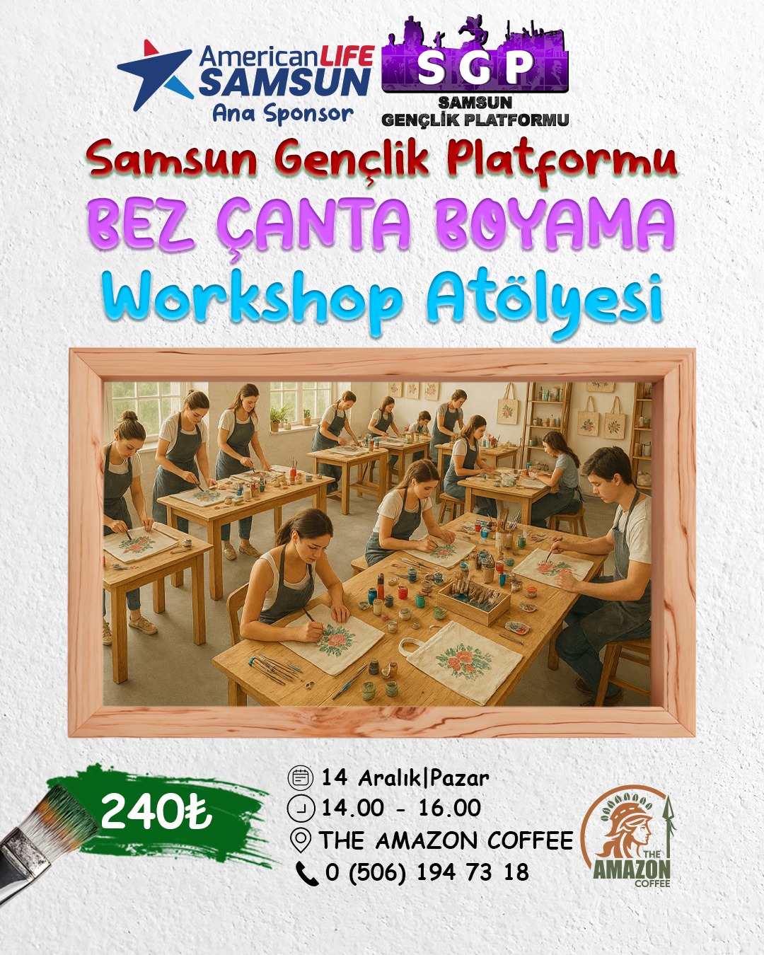 Bez Çanta Boyama Workshop