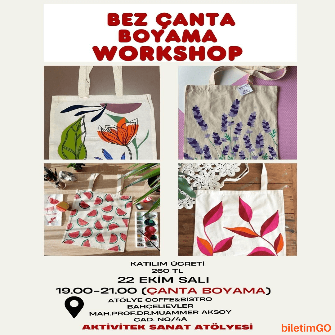 Bez Çanta Boyama Workshop