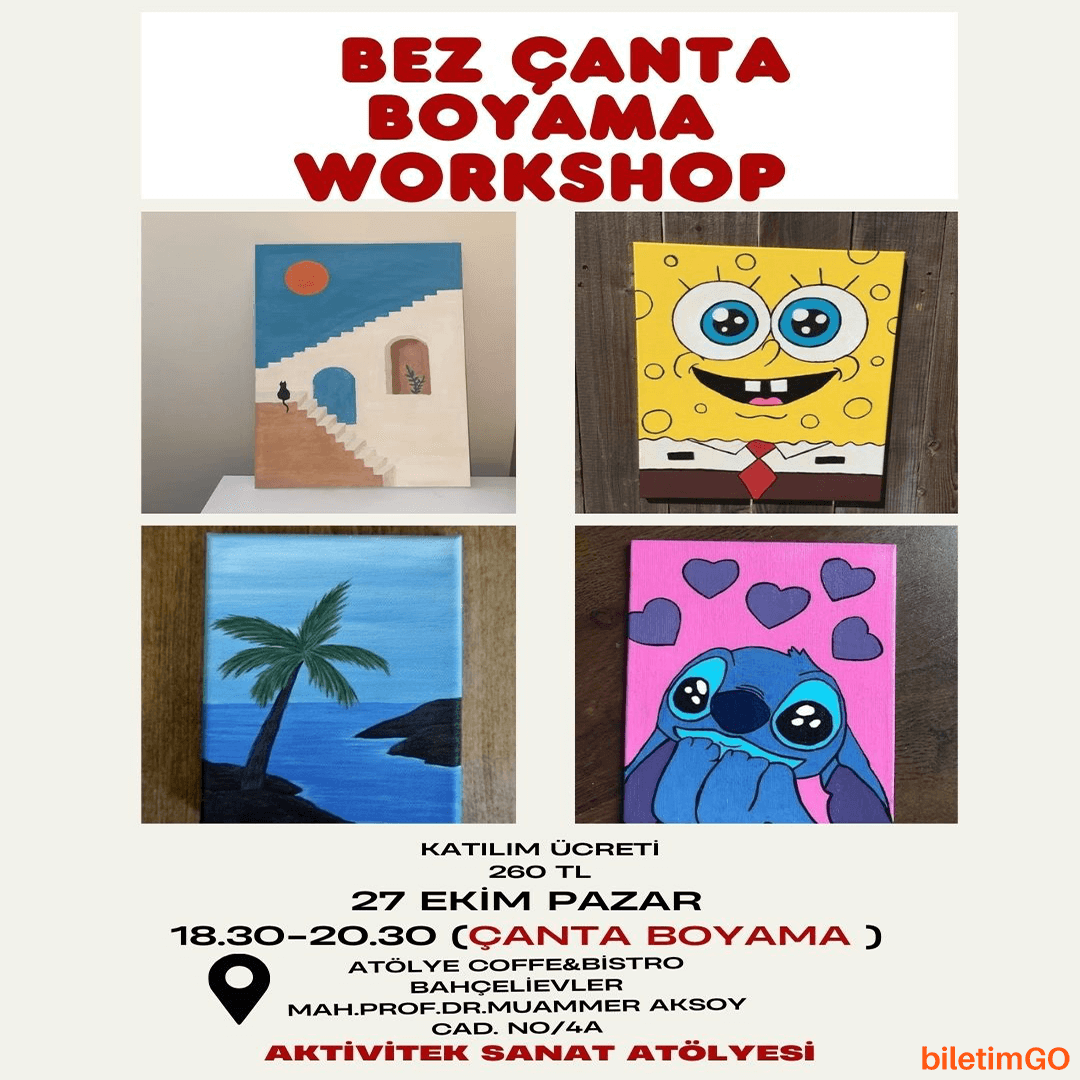 Bez Çanta Boyama Workshop