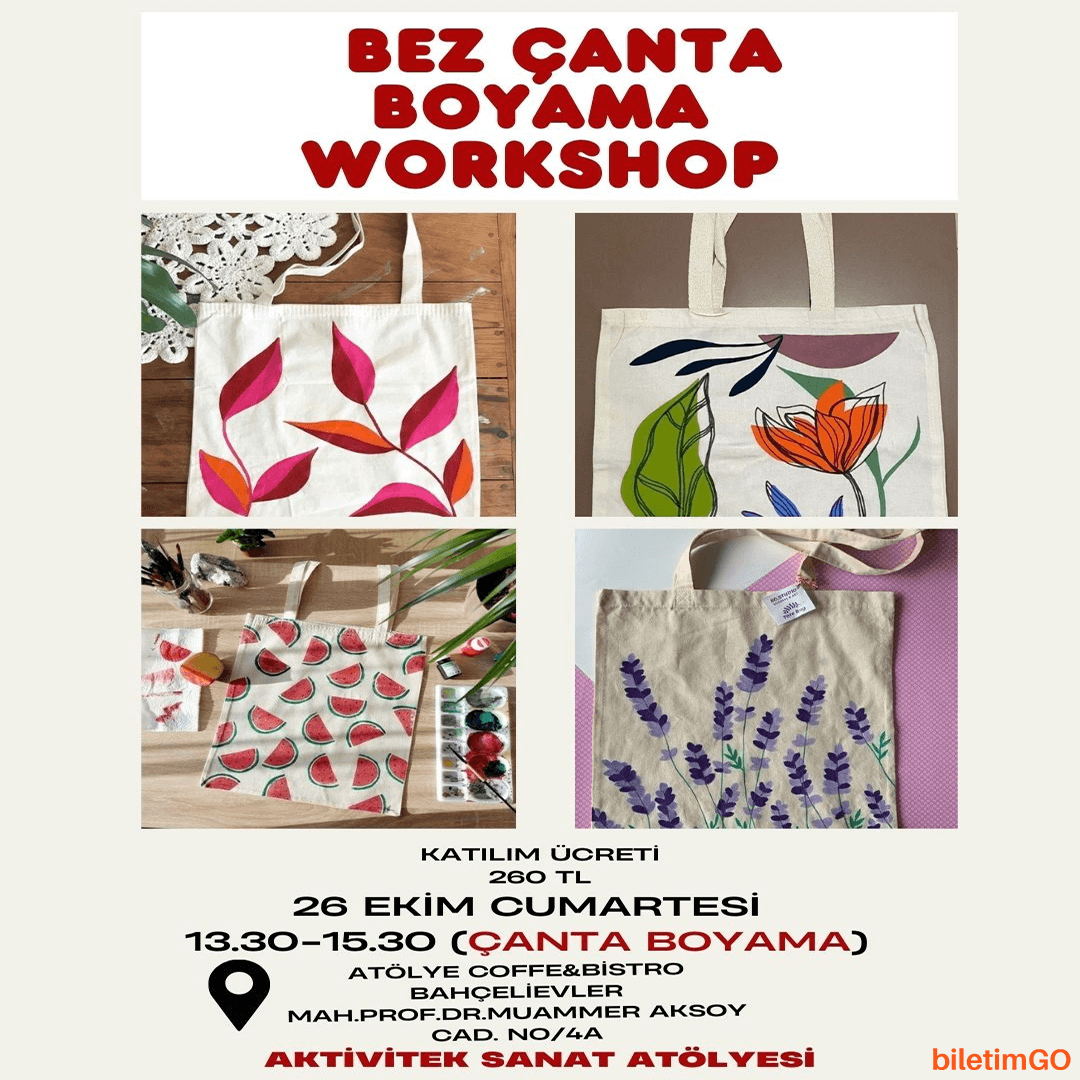 Bez Çanta Boyama Workshop