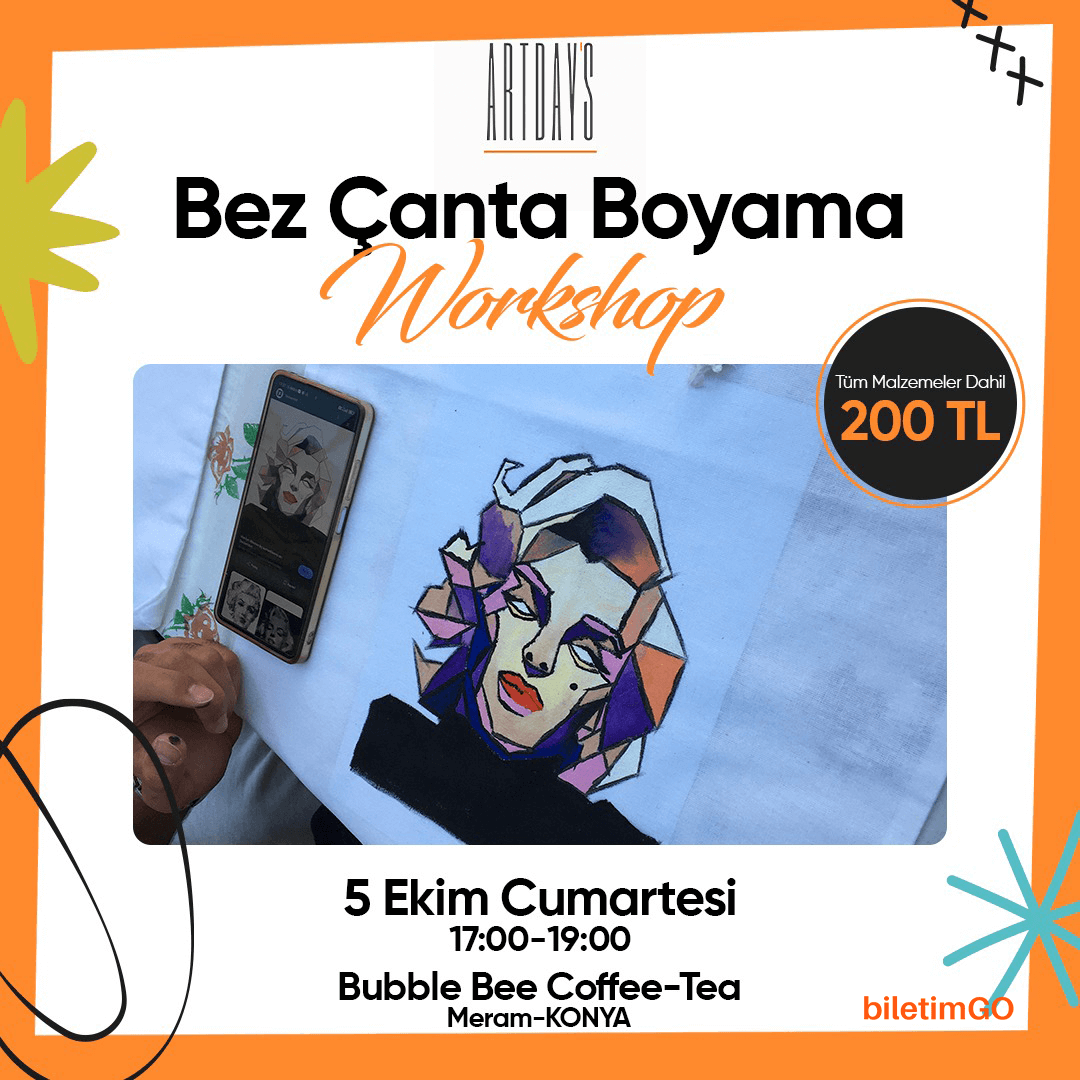 Bez Çanta Boyama Workshop