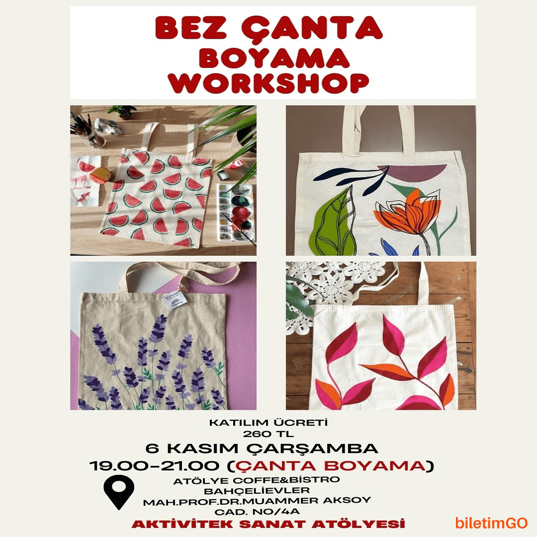 Bez Çanta Boyama Workshop