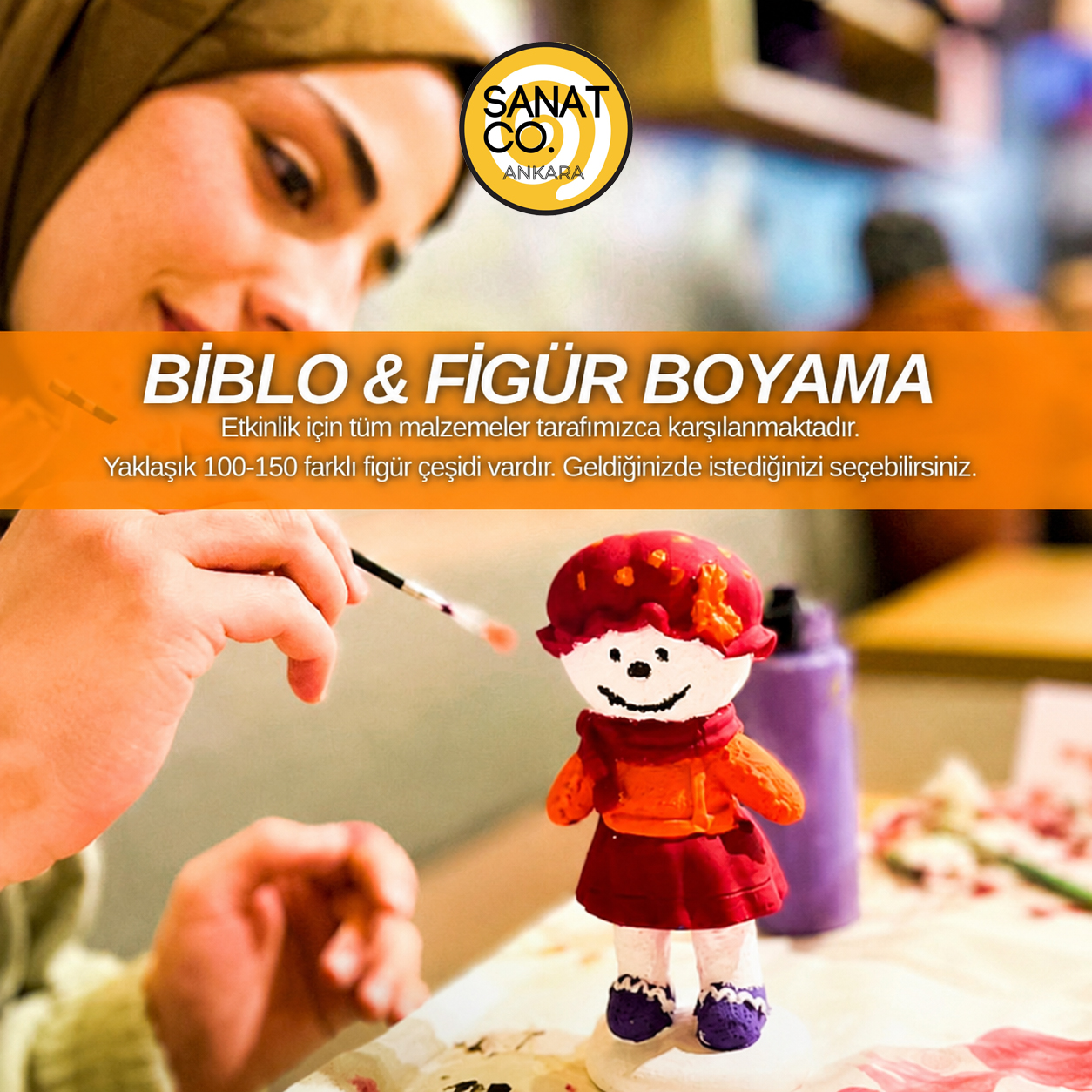 BİBLO & FİGÜR BOYAMA WORKSHOP ANKARA