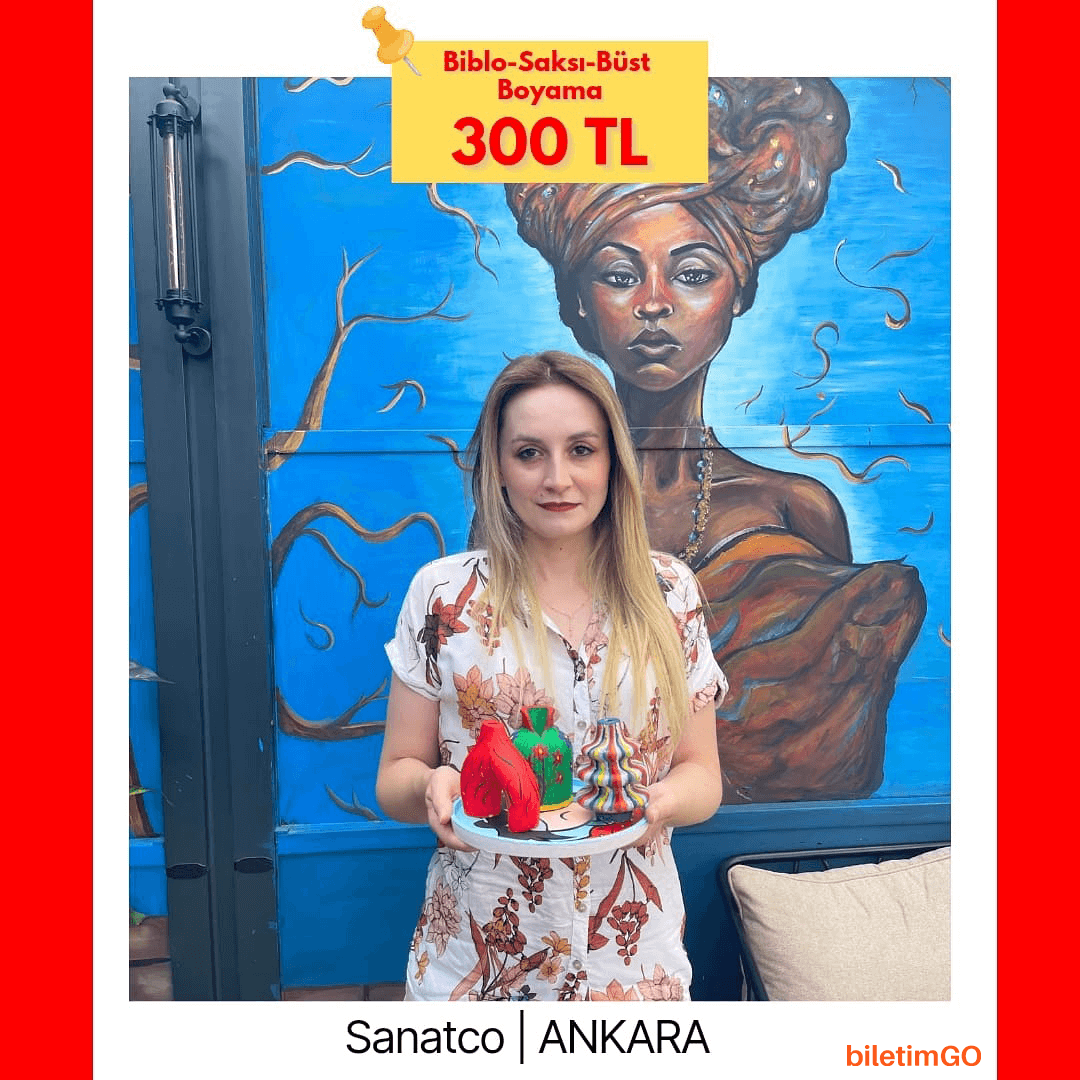 BİBLO/SAKSI/BÜST BOYAMA 22 EYLÜL KIZILAY CAFE PETRİKOR