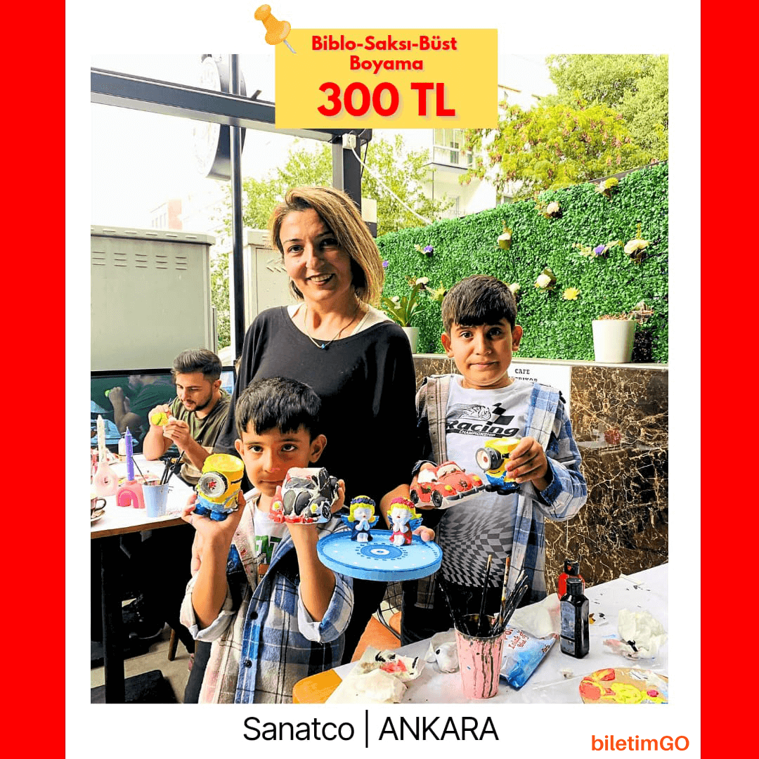 BİBLO/SAKSI/BÜST BOYAMA 24 EYLÜL KIZILAY CAFE PETRİKOR
