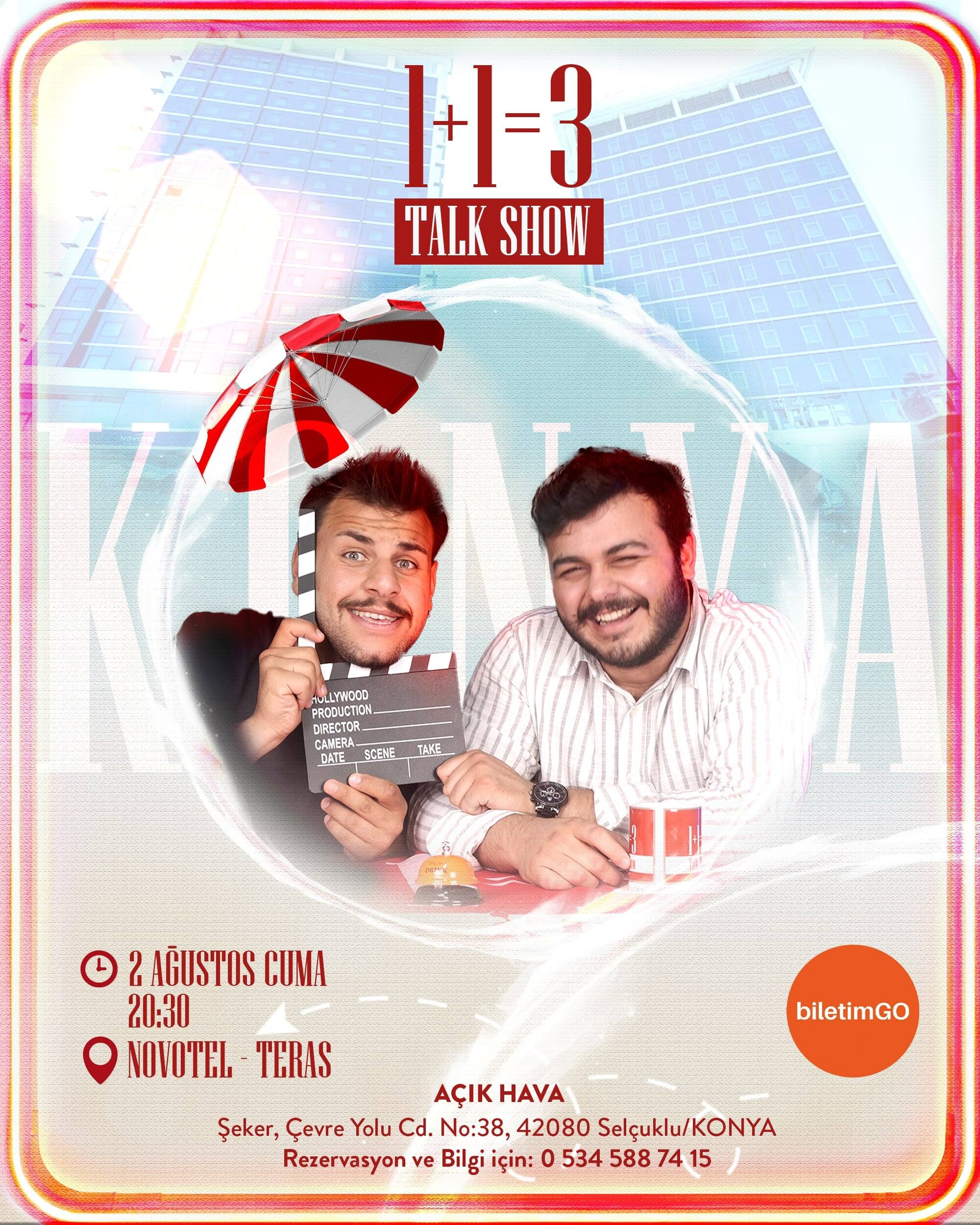 Bir Artı Bir Üç Talk Show - Novotel Açık Hava Gösterisi