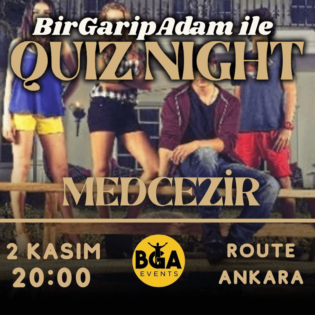 Bir Garip Adam İle Quiz Night - 2 Kasım