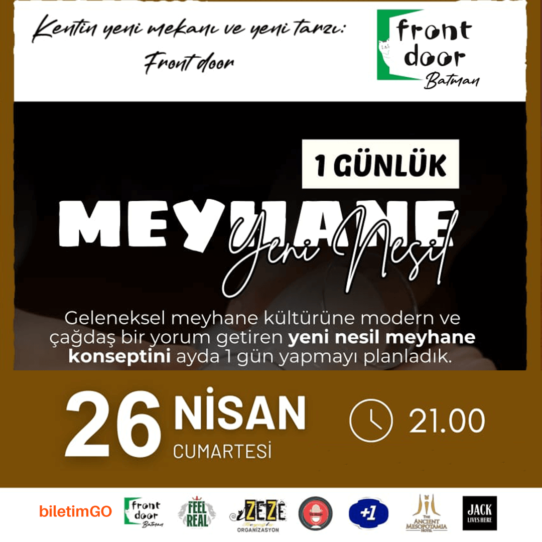 Bir Günlük Yeni Nesil Meyhane I 26 Nisan