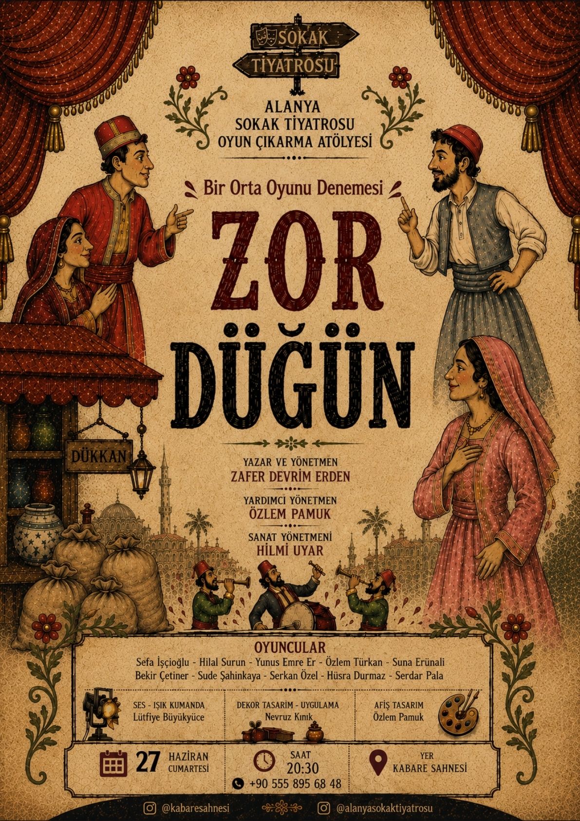 Bir Orta Oyunu Denemesi: Zor Düğün | Alanya Kabare Sahnesi
