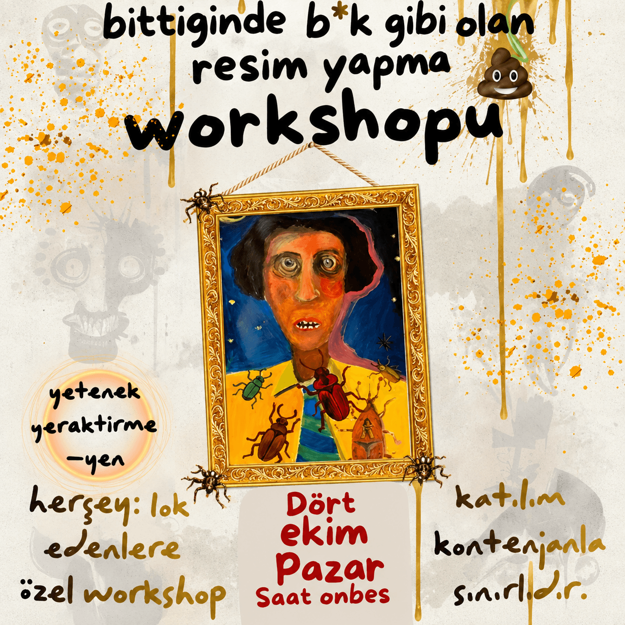 Bittiğinde *** gibi olan resim workshop