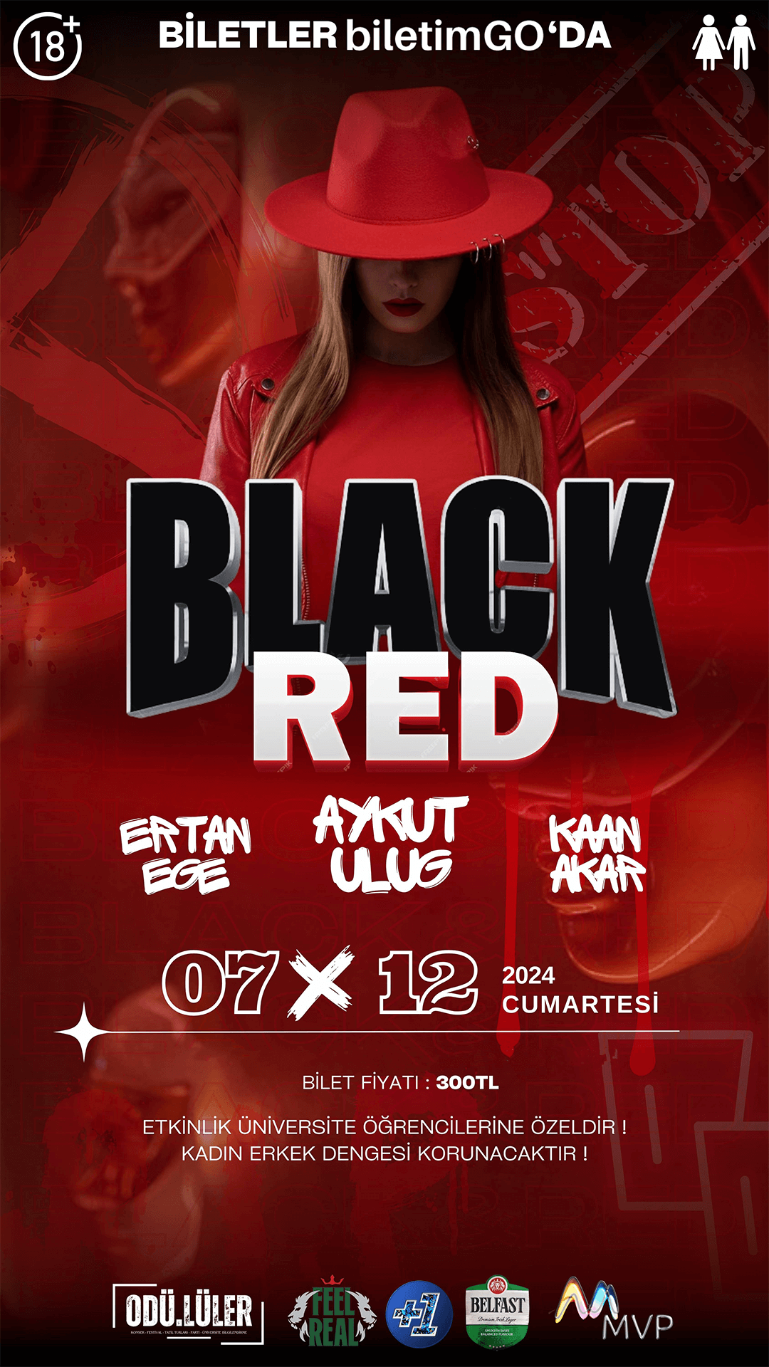 BLACK AND RED PARTY