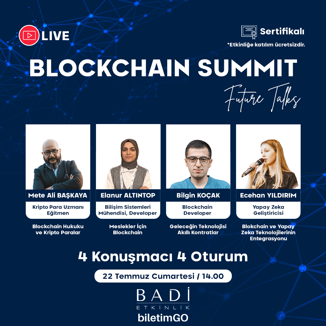 Blockchain Summit Sertifika Talebi