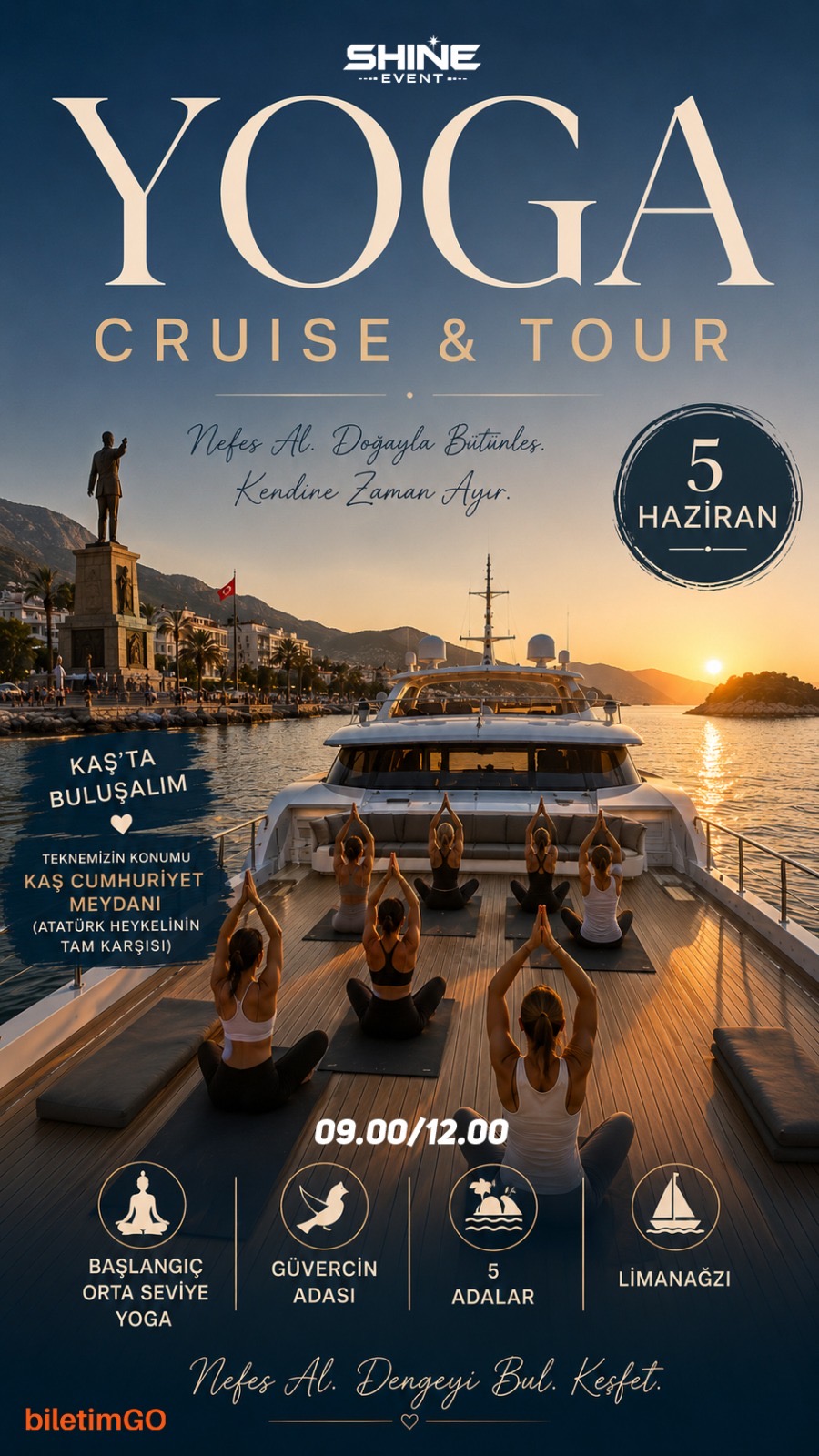 Blue Harmony Yoga Cruise