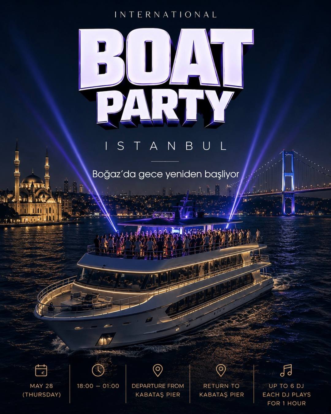 BOAT PARTY+AFTER PARTY